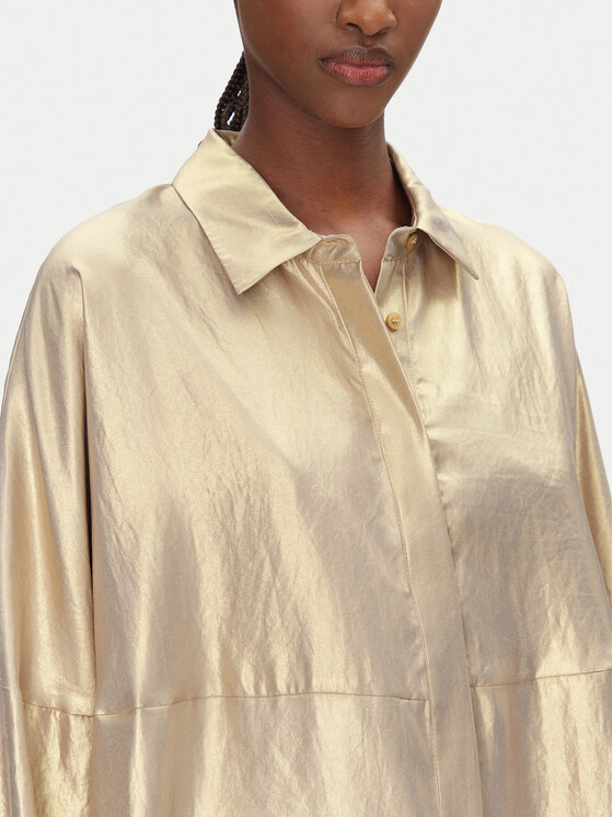 ACCESS FASHION ACCESS FASHION Hemd 53-7016-922 Goldfarben Loose Fit