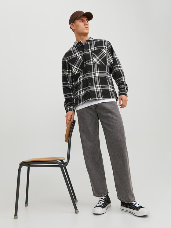 Jack&Jones Jack&Jones Džínsy 12237645 Sivá Loose Fit