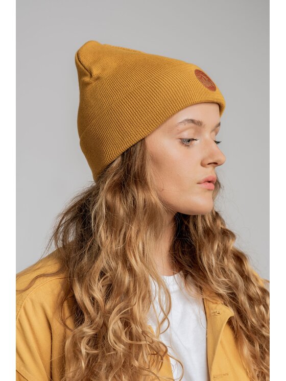 Kabak Kabak Czapka klasyczna beanie Żółty