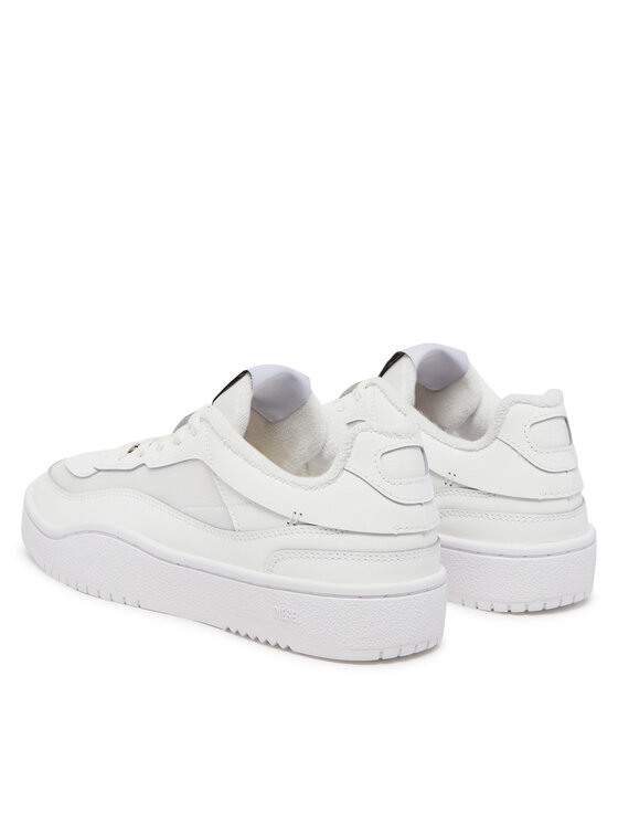Diesel Diesel Sneakersy S-Oval Skate Low Y03511P8123 T1002 Bílá