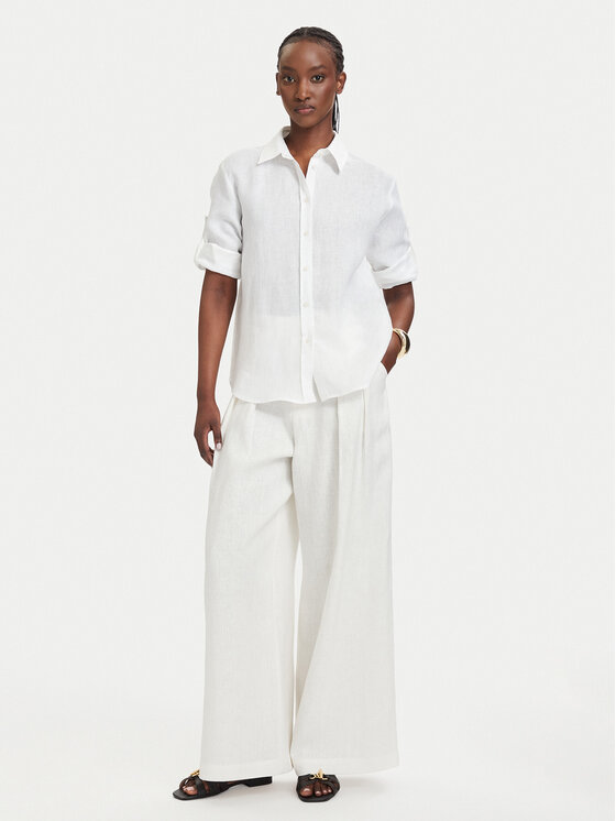 Marella Marella Krekls Girello 2615111122 Balts Regular Fit