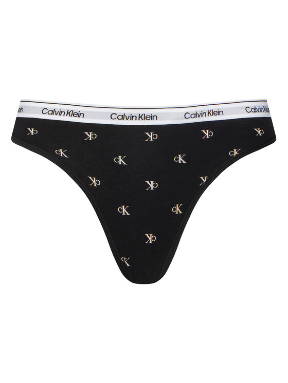 Calvin Klein Underwear Calvin Klein Underwear Stringide komplekt LV00QD5221 Must