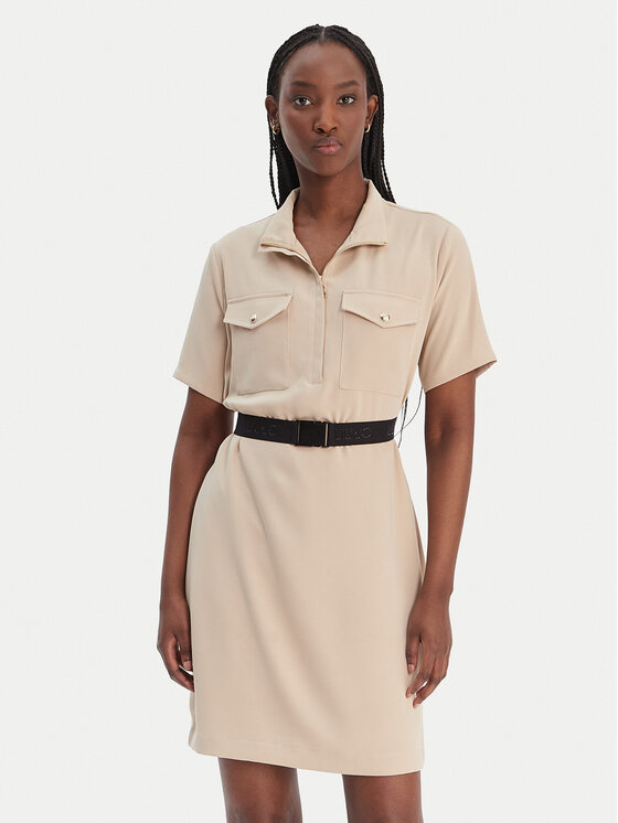 Liu Jo Sport Liu Jo Sport Vestito da giorno TA6020 TS923 Beige Regular Fit
