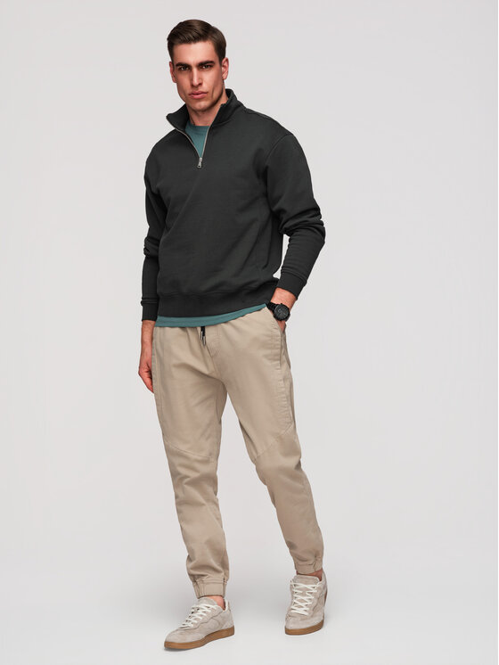 Ombre Ombre Joggery P1521 Szary Relaxed Fit