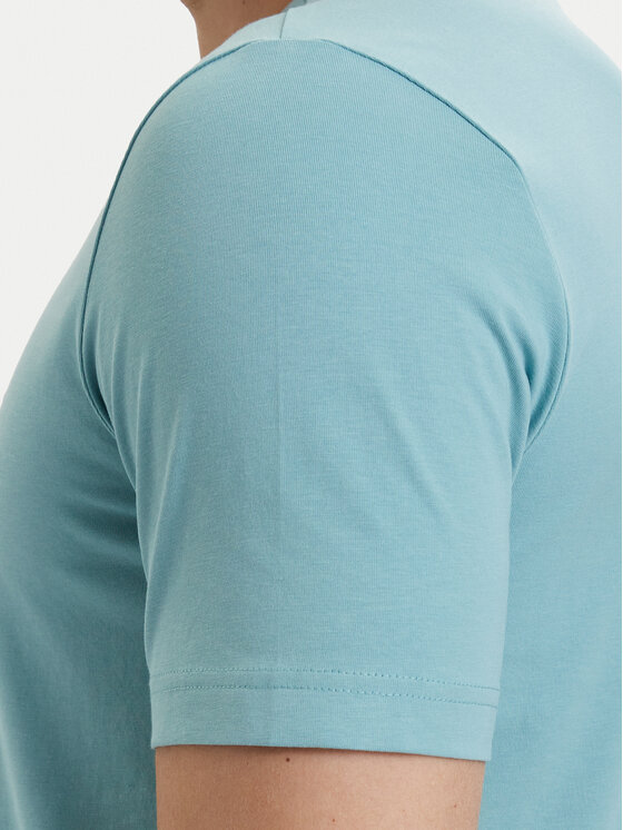 BOSS BOSS Póló Tee 50506373 Türkizkék Regular Fit