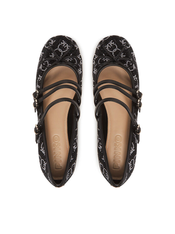 PINKO PINKO Balerinos Gioia 10 SD0299 E025 Juoda