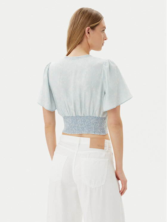 Guess Guess Bluse W5GH82 D5N81 Himmelblau Regular Fit