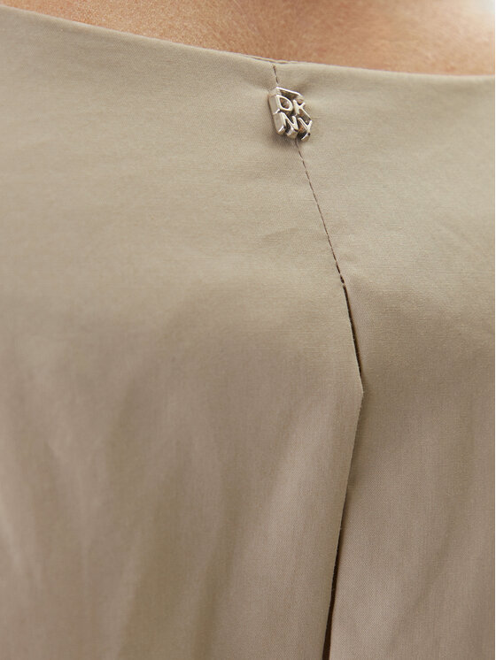 DKNY DKNY Kleid für den Alltag DJ6D9194 Beige Regular Fit