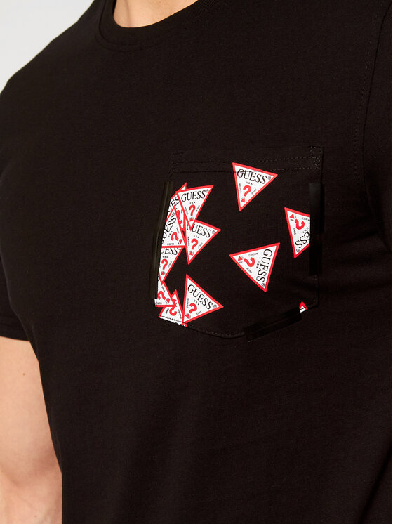 Guess Guess T-Shirt Multitude M0YI59 I3Z11 Schwarz Slim Fit