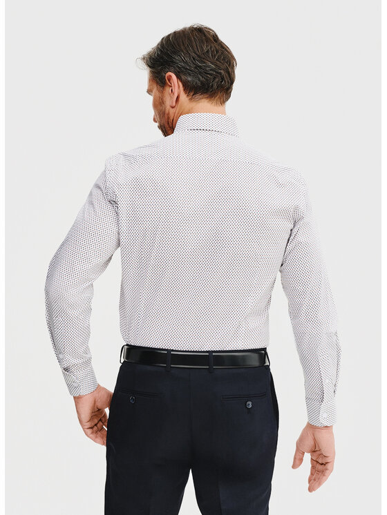 Pako Lorente Pako Lorente Koszula P25SF-1X-040 Biały Slim Fit
