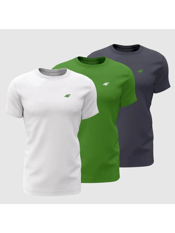 4F 4F T-Shirt 4FWSS26TTSHM4216-90S Kolorowy Regular Fit