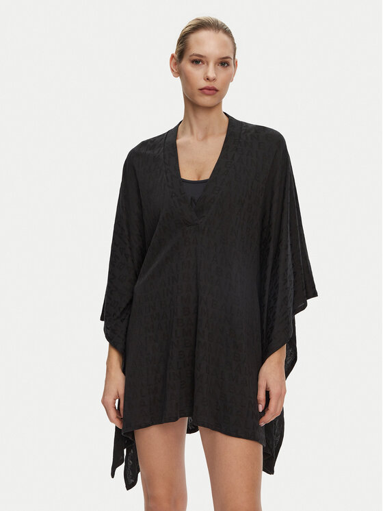 Balmain Balmain Pareo kendő BKA282120 Fekete Regular Fit