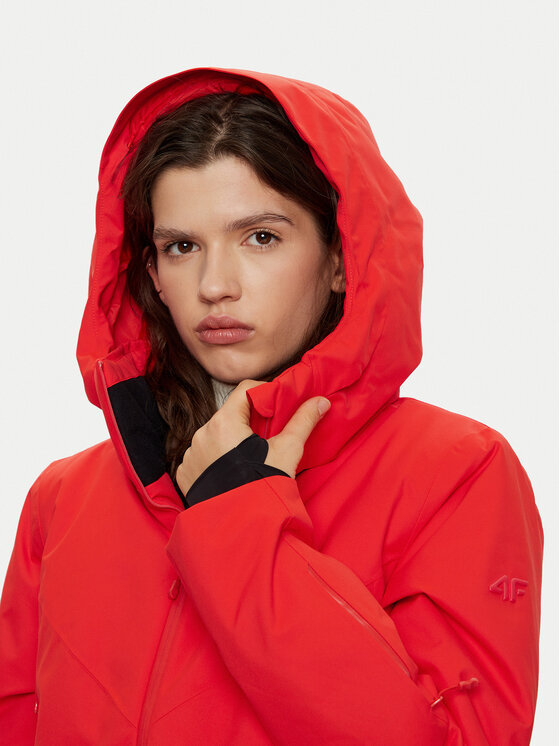 4F 4F Μπουφάν για σκι 4FWAW24TTJAF582 Κόκκινο Regular Fit