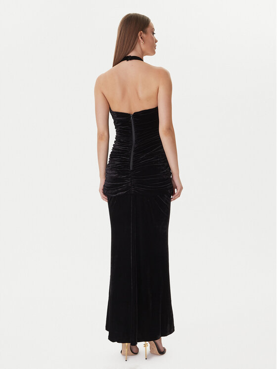 Bardot Bardot Večerní šaty Elvira Halter 60117DB Černá Regular Fit