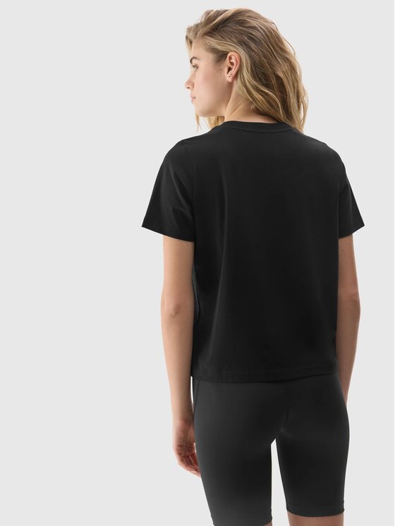 4F 4F T-shirt 4FWSS24TTSHF1360-20S Nero Regular Fit