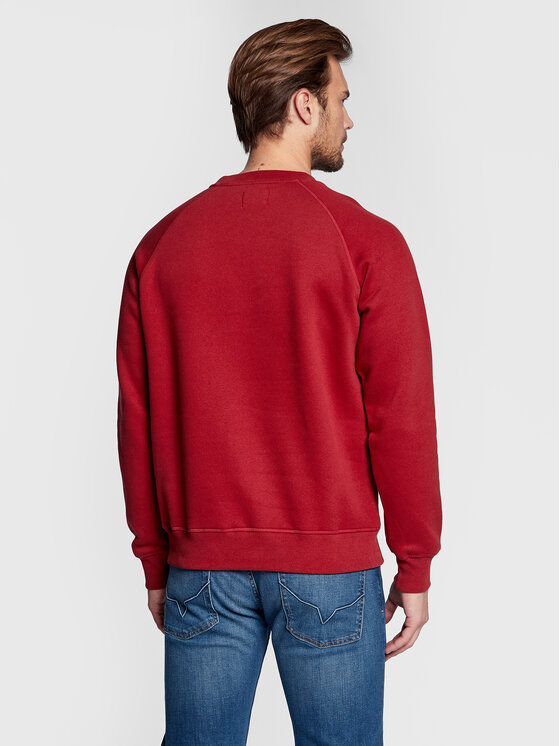 Pepe Jeans Pepe Jeans Bluza Pike PM582276 Bordowy Regular Fit