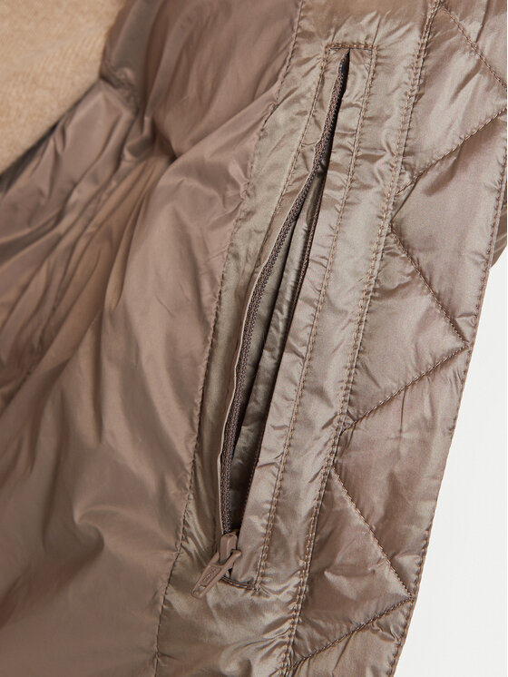 Bomboogie Bomboogie Пухено яке CW636LTDLC4 Кафяв Regular Fit