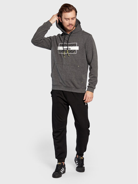 Diadora Diadora Bluza Urbanity 502.178867 Szary Relaxed Fit