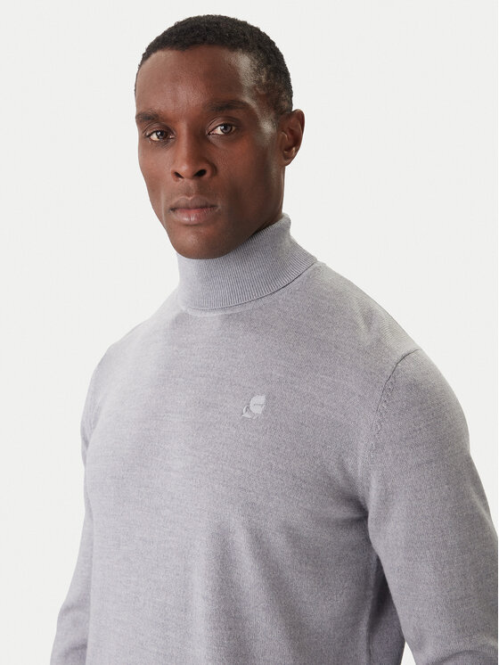 KARL LAGERFELD KARL LAGERFELD Rolák 655058 554399 Sivá Regular Fit
