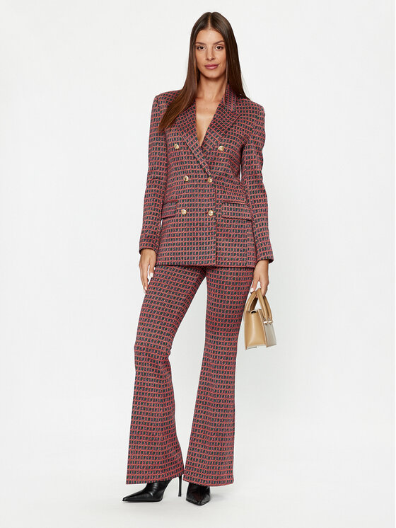ViCOLO ViCOLO Kalhoty z materiálu TR0241 Barevná Regular Fit
