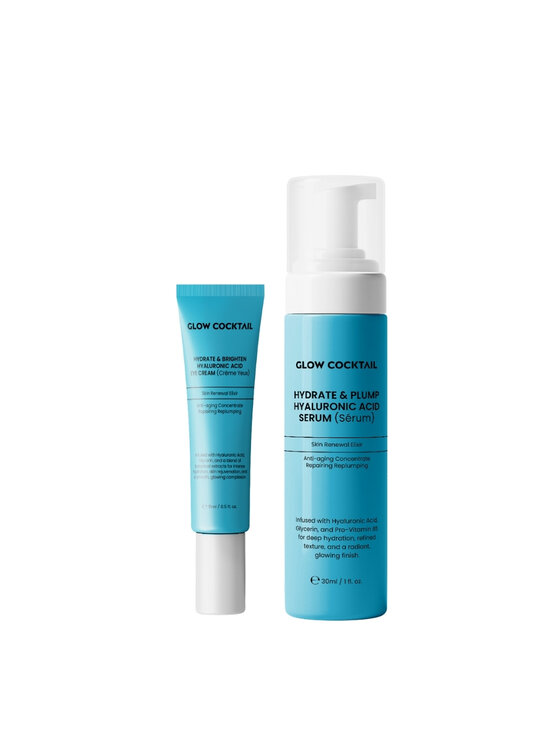 Glow Cocktail Glow Cocktail Serum HA Lift + Krem Pod Oczy Brightening Zestaw do pielęgnacji skóry