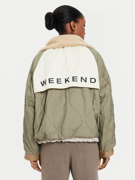 Weekend Max Mara Übergangsjacke 2425486021650 Khakifarben Regular