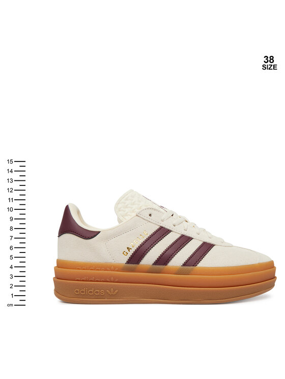 adidas adidas Sneakersy Gazelle Bold KI4559 Beżowy