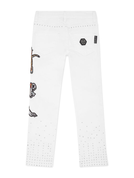 PHILIPP PLEIN PHILIPP PLEIN Jeansy 27611 Biały Comfort Fit