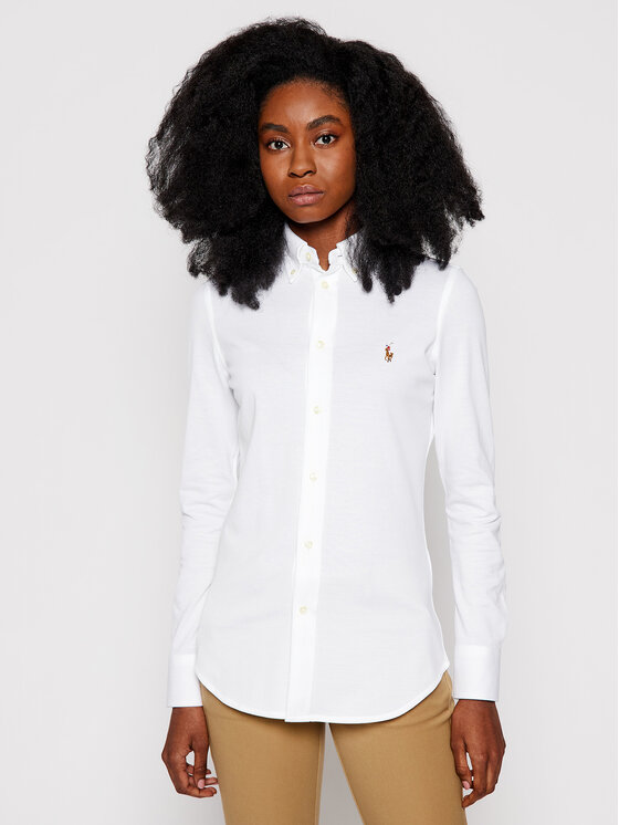 Polo Ralph Lauren Polo Ralph Lauren Сорочка Heidi 211664427003 Білий Slim Fit