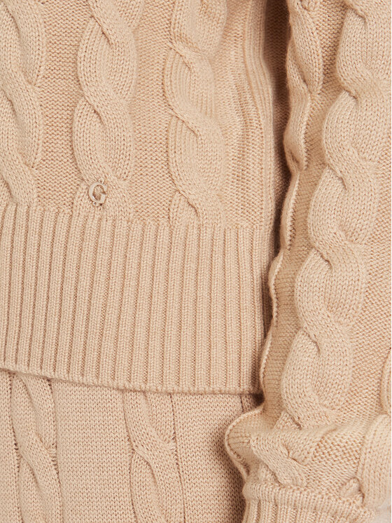 Guess Guess Rollkragenpullover W5BR30 Z1192 Beige Relaxed Fit