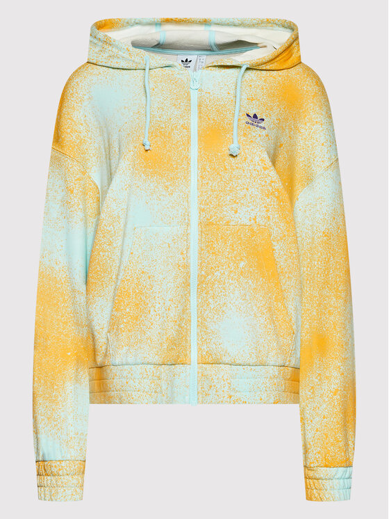 adidas adidas Majica dugih rukava Allover Print HL6612 Šarena Relaxed Fit