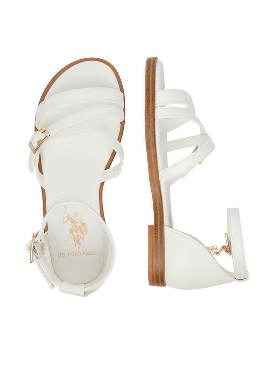 U.S. Polo Assn. U.S. Polo Assn. Sandały EO-ANGE001K/6Y1 Biały