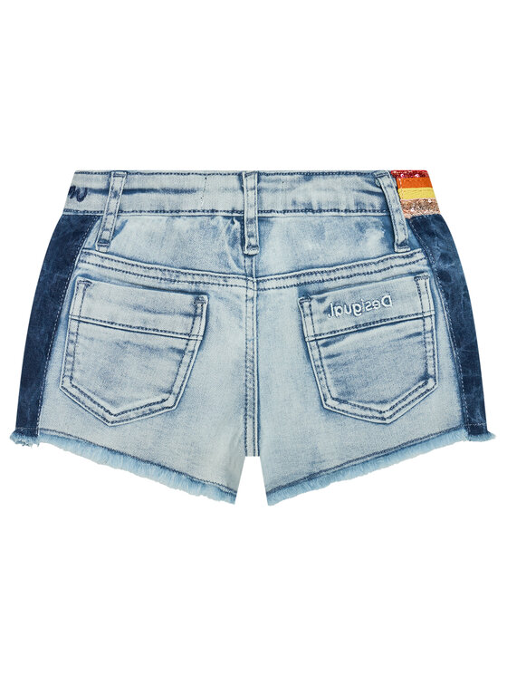 Desigual Desigual Pantaloncini di jeans Rubi 21SGDD06 Blu Regular Fit