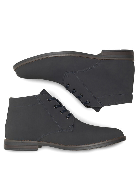 Lanetti Lanetti Schnürschuhe MYL8489-1 Dunkelblau