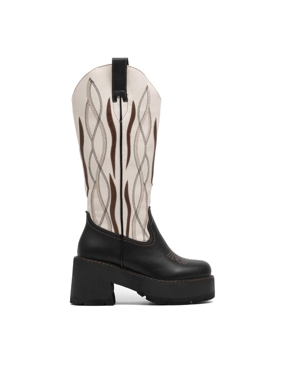 Jenny Fairy Cizme și botine cowboy WS22235-03 Alb