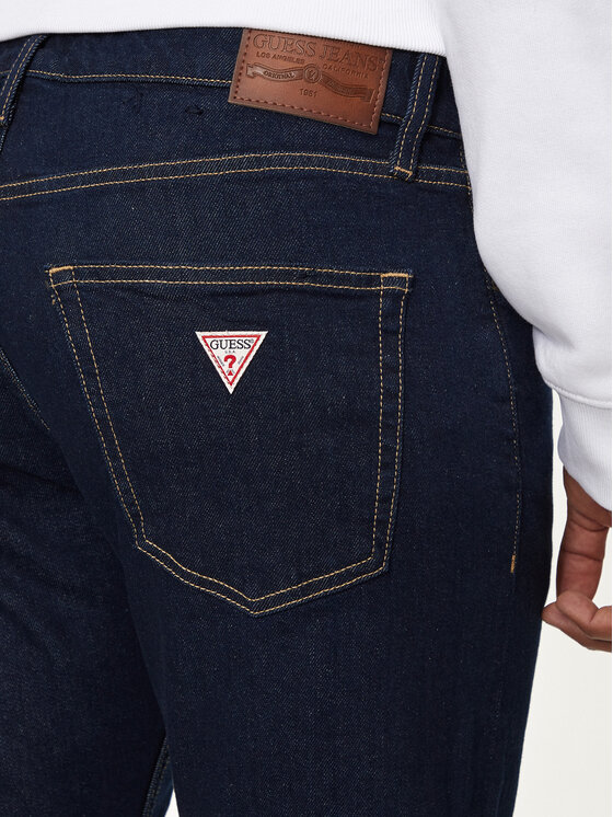 Guess Jeans Guess Jeans Blugi M4YA1C D5DM5 Albastru Slim Fit