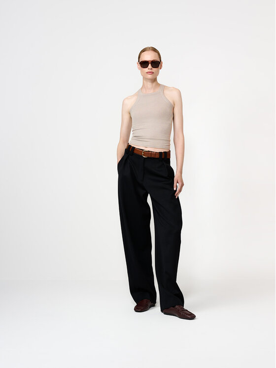 La Mania La Mania Top VENO Marrone Classic Fit