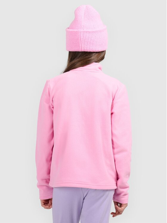 4F 4F Felpa di pile 4FJRSS26TFLEF507-56S Rosa Regular Fit