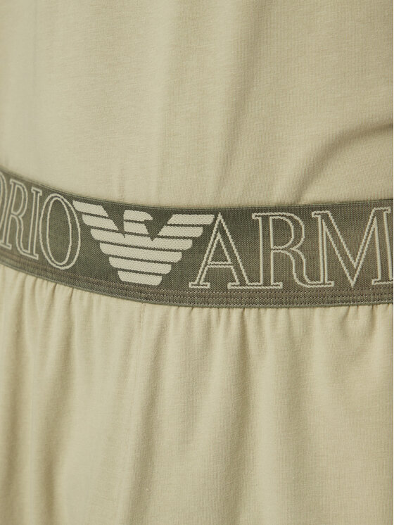 Emporio Armani Underwear Emporio Armani Underwear Pyžamo EM000400 AF18890 U8046 Zelená Regular Fit