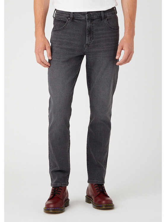 Wrangler Wrangler Jeansy LARSTON Czarny Slim Fit