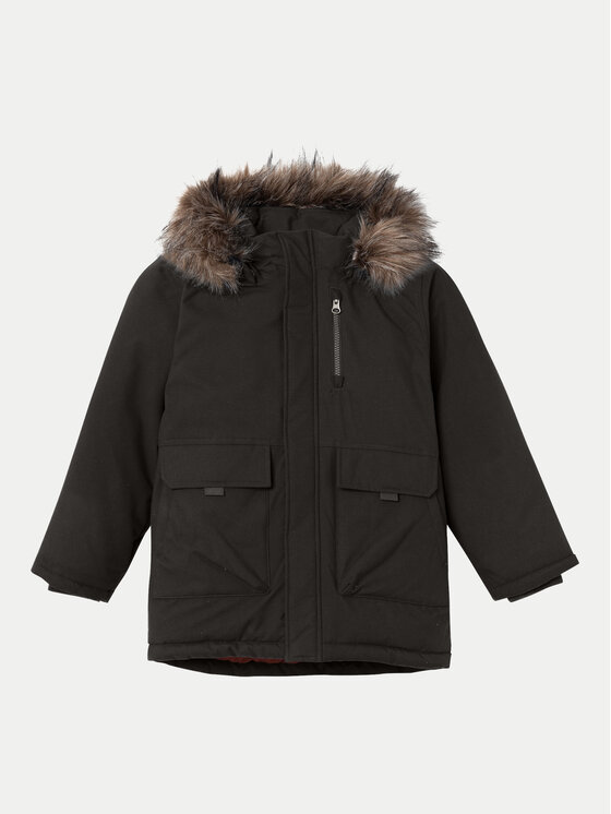 NAME IT Parka Master 13229423 Črna Regular Fit