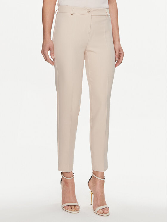 Maryley Maryley Stoffhose 24EB52Z/43GE Beige Slim Fit