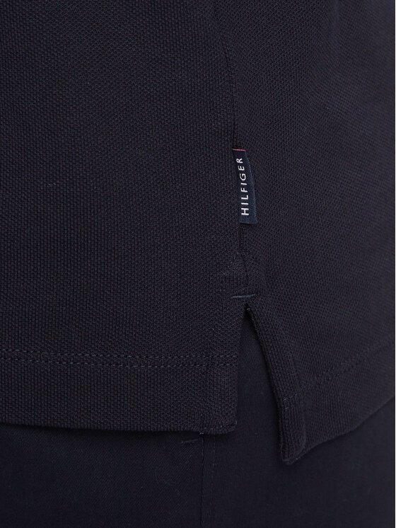 Tommy Hilfiger Tommy Hilfiger Polo Mao MW0MW34752 Granatowy Slim Fit