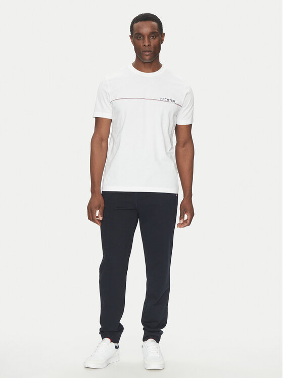 Hechter Paris Hechter Paris T-shirt 75008 151919 Bijela Regular Fit