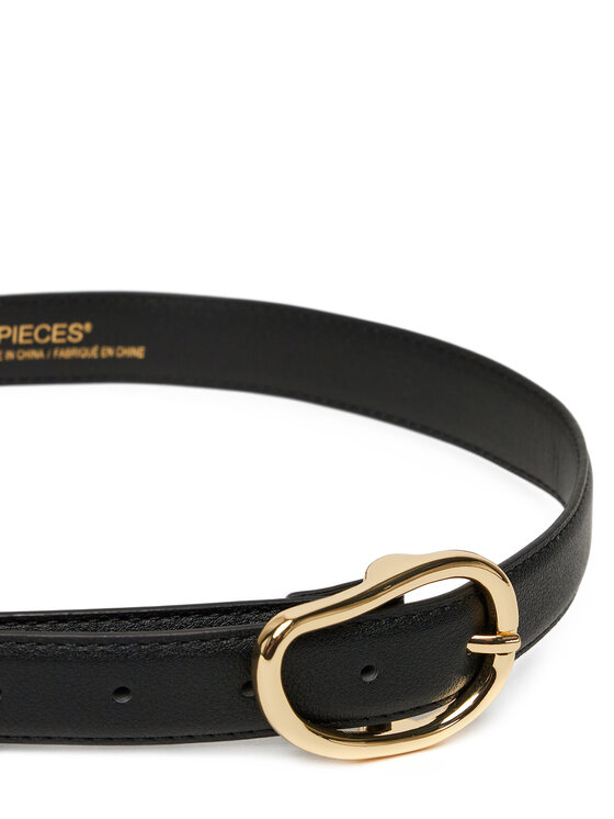 Pieces Pieces Жіночий ремінь Pcsigne Jeans Belt 17156585 Чорний