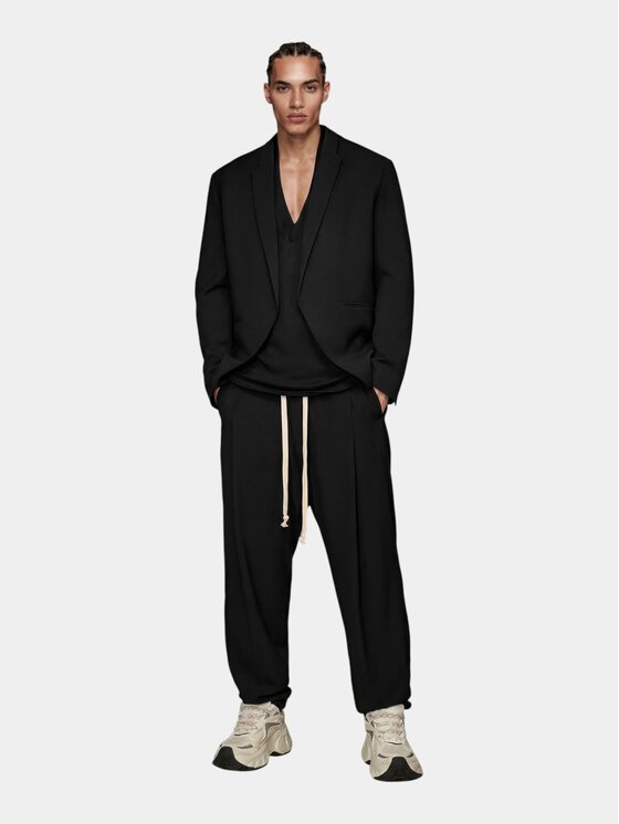 MADE BY SOCIETY MADE BY SOCIETY Kurtka anorak Mantra Hybrid Suit - G16973 Czarny Basic Fit