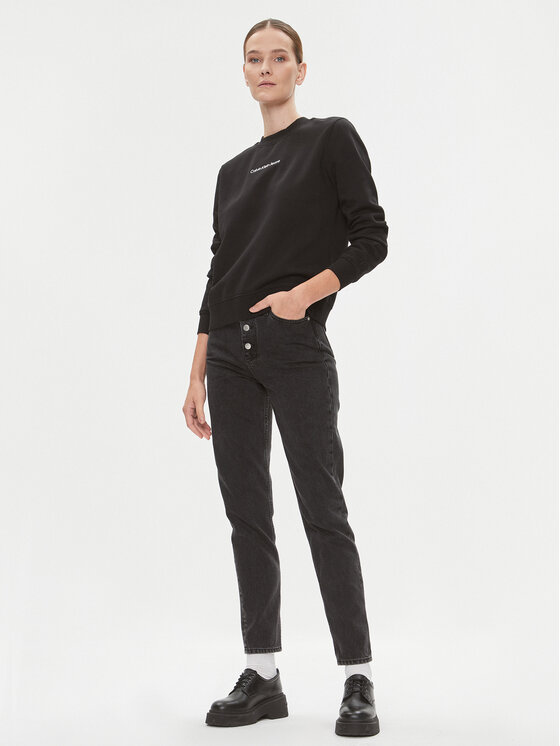 Calvin Klein Jeans Calvin Klein Jeans Jeansy J20J222150 Czarny Mom Fit