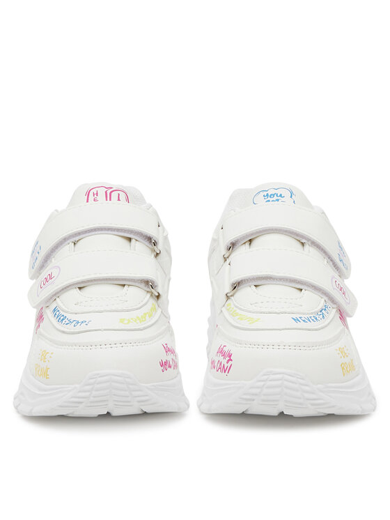 DeeZee DeeZee Sneakersy CEO-AVO-19627-002 Biela