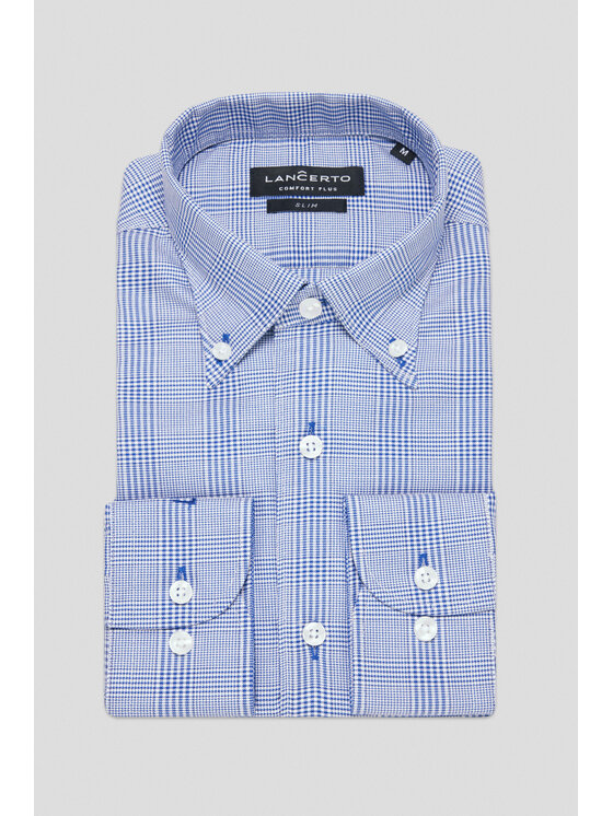 Lancerto Lancerto Koszula Johanna KO073224000023 Granatowy Slim Fit