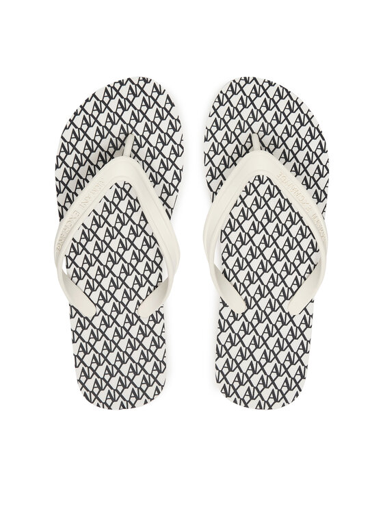 Armani Exchange Armani Exchange Čības uz pirksta XDQ010 XV700 MZ266 Balts